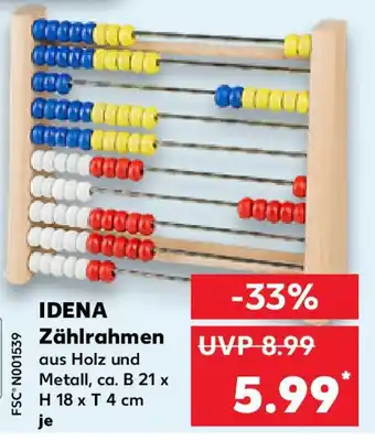 Kaufland IDENA Zählrahmen Angebot