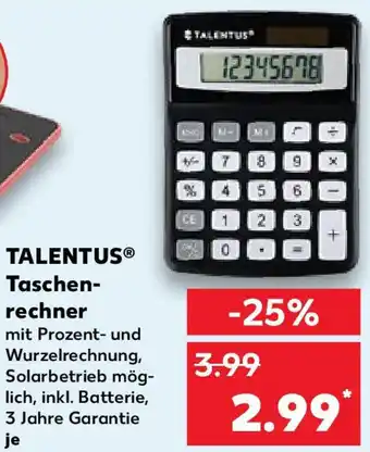 Kaufland TALENTUS Taschenrechner Angebot