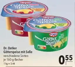 CITTI Markt Dr. Oetker Götterspeise mit Soße Angebot
