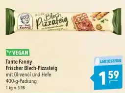 CITTI Markt Tante Fanny Frischer Blech-Pizzateig Angebot