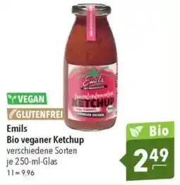 CITTI Markt Emils Bio veganer Ketchup Angebot
