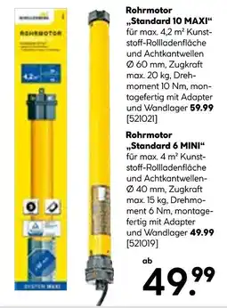 Hellweg Rohrmotor standard 10 maxi Angebot