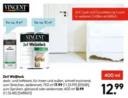 Hellweg Vincent 2in1 weißlack Angebot