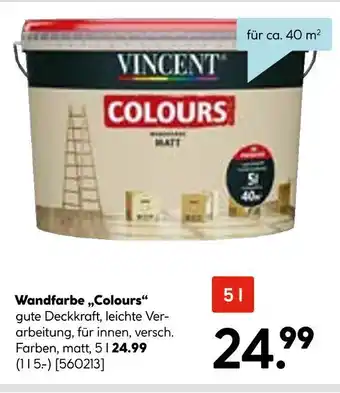 Hellweg Vincent colours wandfarbe Angebot