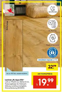 Hellweg Specht holzprodukte laminat dl aqua xxl Angebot