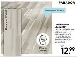 Hellweg Parador laminatboden basic 200 akazie grau Angebot