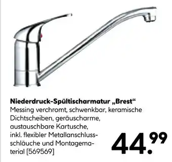 Hellweg Niederdruck-spültischarmatur 'brest' Angebot