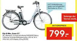 Hellweg City-e-bike green 2.7 Angebot