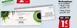 Mäc Geiz Wochenplaner 1 woche / 1 seite Angebot