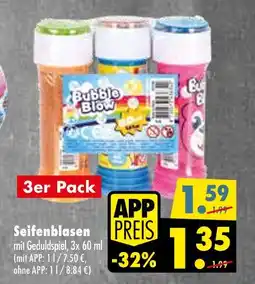 Mäc Geiz Seifenblasen mit geduldspiel Angebot