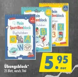 Mäc Geiz Übungsblock buchstaben Angebot