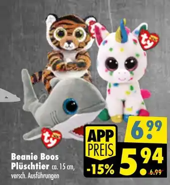 Mäc Geiz Ty beanie boos plüschtier tiger Angebot
