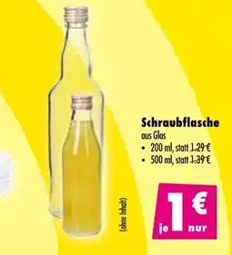 Mäc Geiz Schraubflasche aus glas 200 ml Angebot