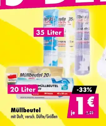 Mäc Geiz Müllbeutel 20 liter Angebot