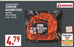 Marktkauf Rasting schweinenackensteaks Angebot