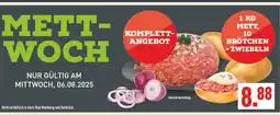 Marktkauf 1 kg mett, 10 brötchen + zwiebeln Angebot