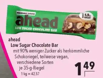 CITTI Markt ahead Low Sugar Chocolate Bar Angebot