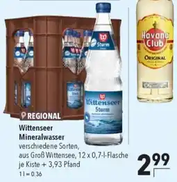 CITTI Markt Wittenseer Mineralwasser Angebot