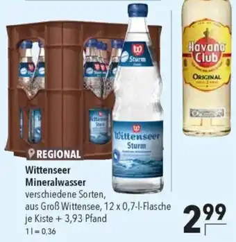 CITTI Markt Wittenseer Mineralwasser Angebot