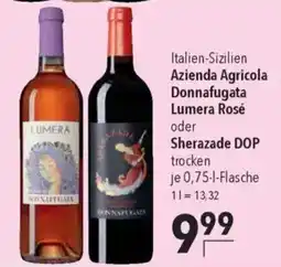 CITTI Markt Azienda Agricola Donnafugata Lumera Rosé oder Sherazade DOP trocken Angebot
