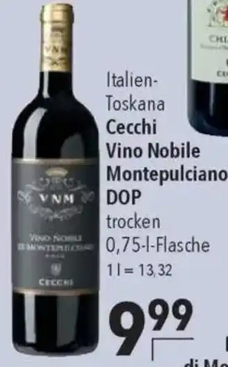 CITTI Markt Cecchi Vino Nobile Montepulciano DOP trocken Angebot