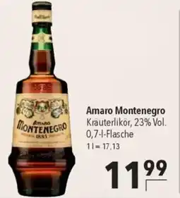 CITTI Markt Amaro Montenegro Kräuterlikör, 23% Vol. Angebot