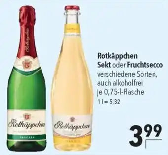 CITTI Markt Rotkäppchen Sekt oder Fruchtsecco Angebot
