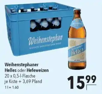 CITTI Markt Weihenstephaner Helles oder Hefeweizen Angebot