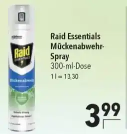 CITTI Markt Raid Essentials Mückenabwehr- Spray Angebot