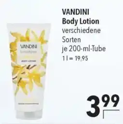 CITTI Markt VANDINI Body Lotion Angebot
