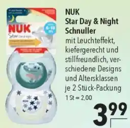 CITTI Markt NUK Star Day & Night Schnuller Angebot