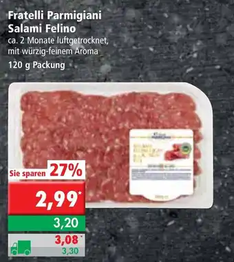 L. STROETMANN GROSSMARKT Fratelli Parmigiani Salami Felino 120g Angebot