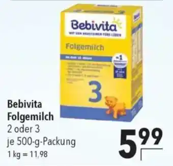 CITTI Markt Bebivita Folgemilch 2 oder 3 Angebot