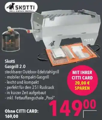 CITTI Markt Skotti Gasgrill 2.0 Angebot