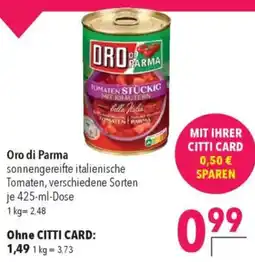 CITTI Markt Oro di Parma Angebot