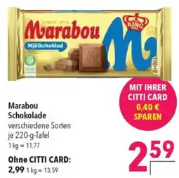 CITTI Markt Marabou Schokolade Angebot