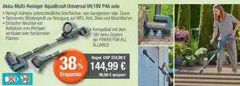 CITTI Markt GARDENA Akku-Multi-Reiniger AquaBrush Universal 04/18V P4A solo Angebot