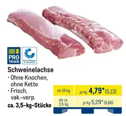 METRO Schweinelachse Angebot