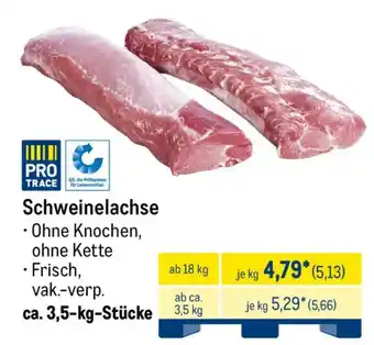 METRO Schweinelachse Angebot