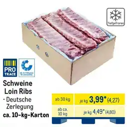 METRO Schweine Loin Ribs Angebot