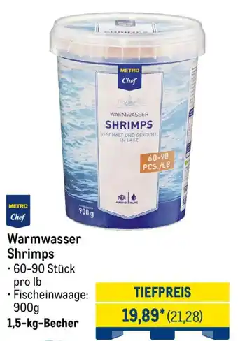 METRO METRO Chef Warmwasser Shrimps Angebot