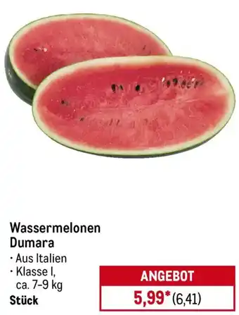 METRO Wassermelonen Dumara Angebot