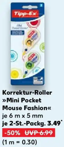 Kaufland Tipp-Ex Korrektur-Roller Mini Pocket Mouse Fashion Angebot