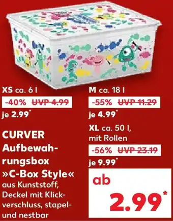Kaufland CURVER Aufbewahrungsbox C-Box Style Angebot
