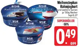 Edeka Weihenstephan Rahmjoghurt Angebot