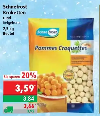 L. STROETMANN GROSSMARKT Schnefrost Kroketten 2,5kg Beutel Angebot