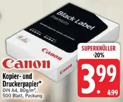 Edeka Canon Kopier- und Druckerpapier Angebot