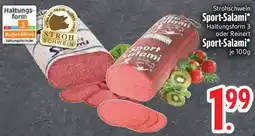 Edeka Strohschwein Sport-Salami Angebot