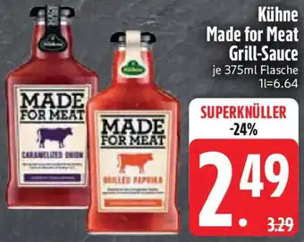Edeka Kühne Made for Meat Grill-Sauce Angebot