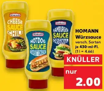 Kaufland HOMANN Würzsauce Angebot